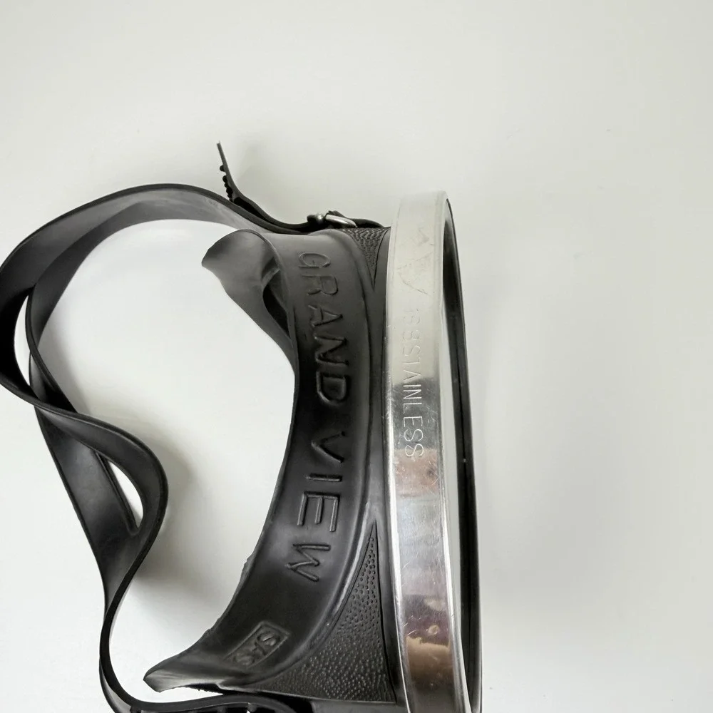 SAS Grand View Scuba Diving Mask Tempered Glass 18-8 Stainless Steel